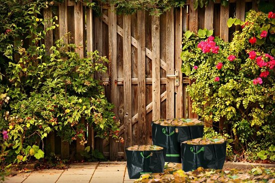 Progarden Tuinafvalzakken set van 3 - groen - 70/105/175 liter - bladeren opruimen van ProGarden — afbeelding 2