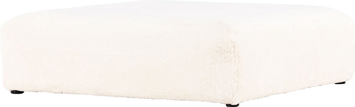 Davie poef beige.