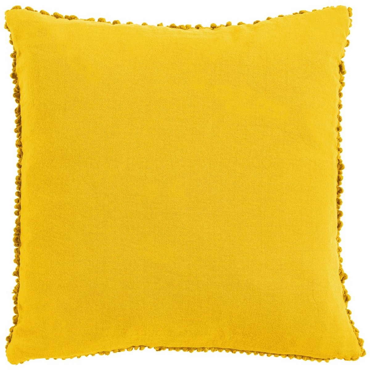 Linen & More Jumbo Dots Warm Geel Kussen | 45 X 45 | Sierkussen Voor Woonkamer Of Slaapkamer
