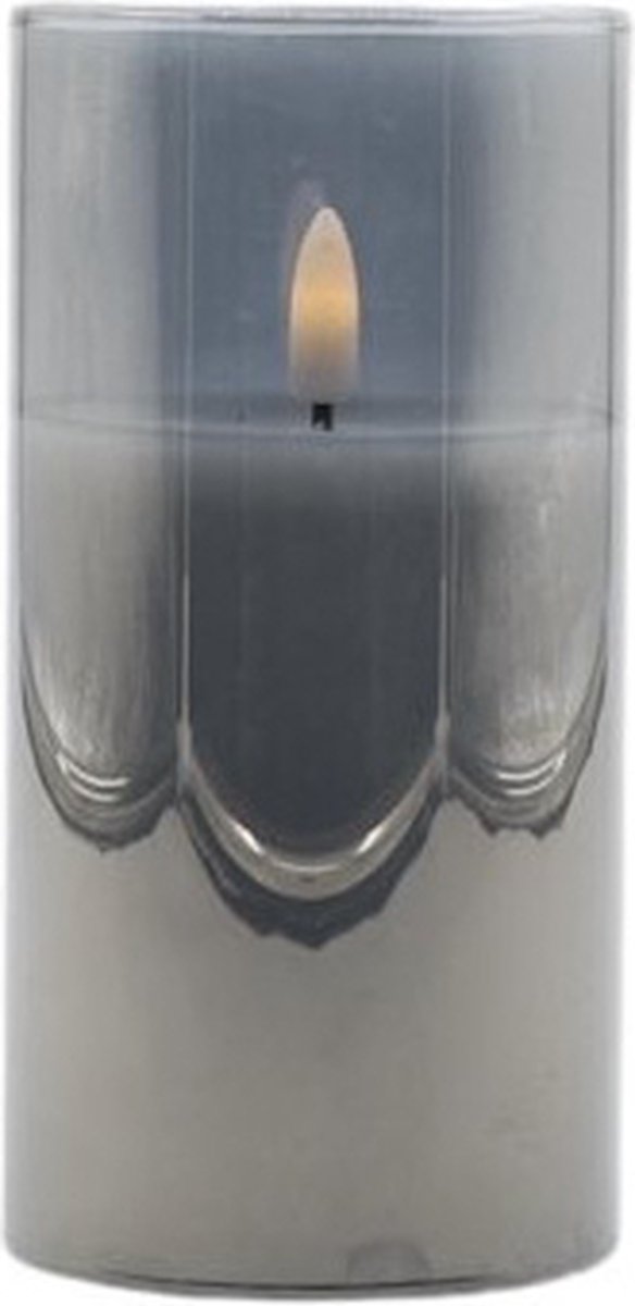 Mansion atmosphere Led sfeerlicht grijs 7,5x15cm