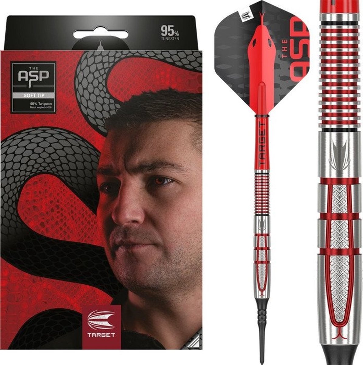 Target Nathan Aspinall G2 95% Soft Tip - Dartpijlen