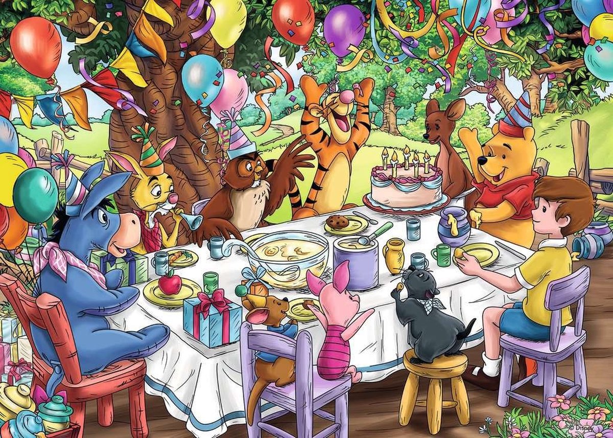 Ravensburger legpuzzel Disney Winnie de Poeh 1000 stukjes cartoon. — afbeelding 3