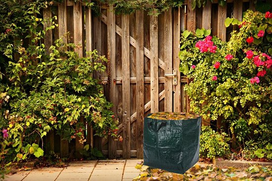 Progarden Tuinafvalzak - 3x - opvouwbaar - groen - 75 liter - bladeren opruimen van ProGarden — afbeelding 3