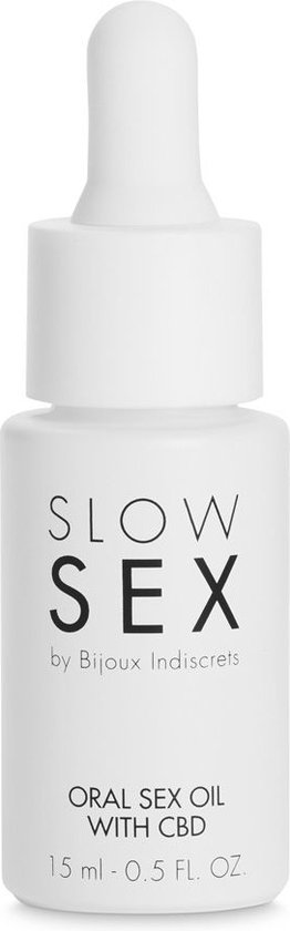 Foto: Bijouux indiscrets oral sex olie met cbd slow sex 15 ml