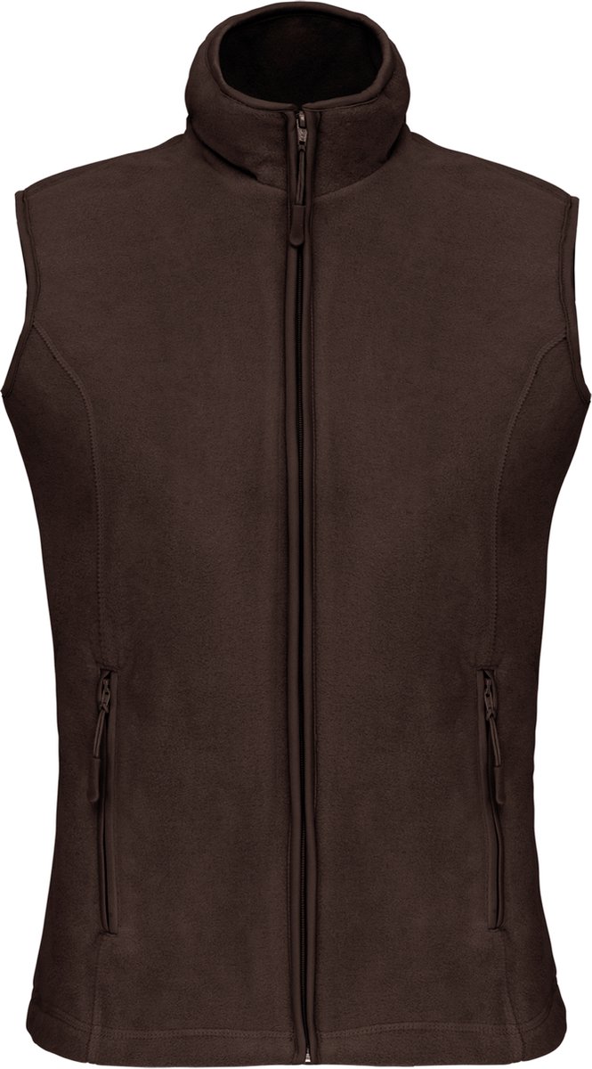 Kariban Bodywarmer van microfleece dames K906 - Chocolate - M