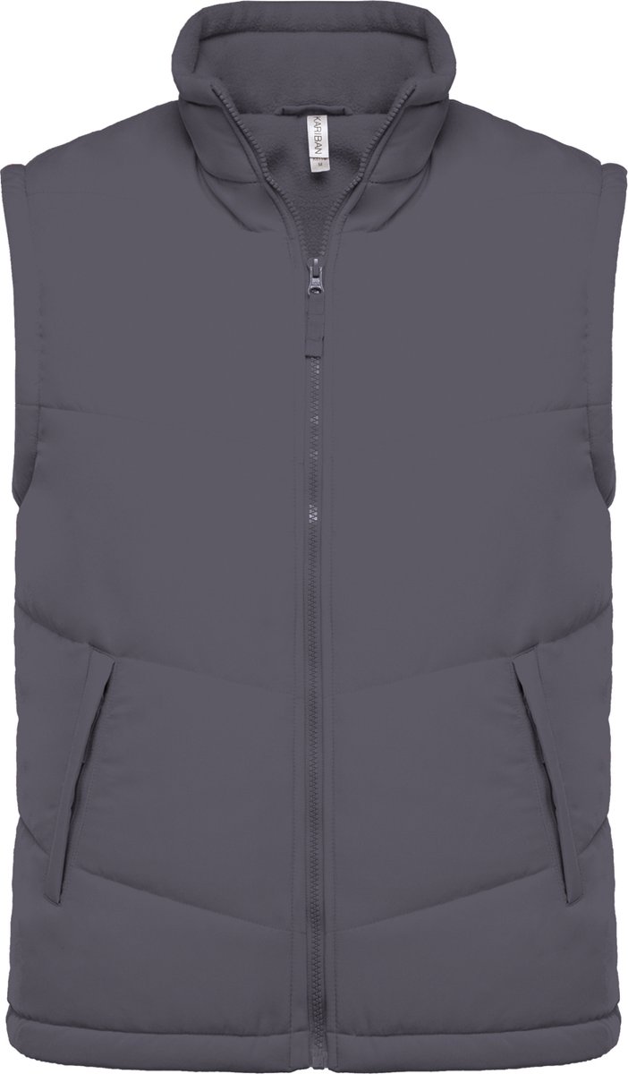 Kariban Met fleece gevoerde bodywarmer K6118 - Convoy Grey - M