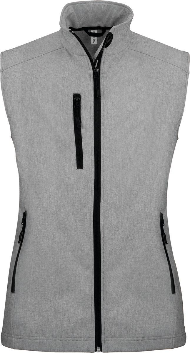 Kariban Dames softshell bodywarmer K404 - Marl Grey - L