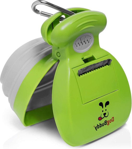DogBuddy Pooper Scooper, Draagbare Hondenpoepschep, Voor Kleine En Grote Honden Poepschep Met Zakjesbevestiging Riemclip Hondenpoepzakjes Inbegrepen Medium Roze 2952023072