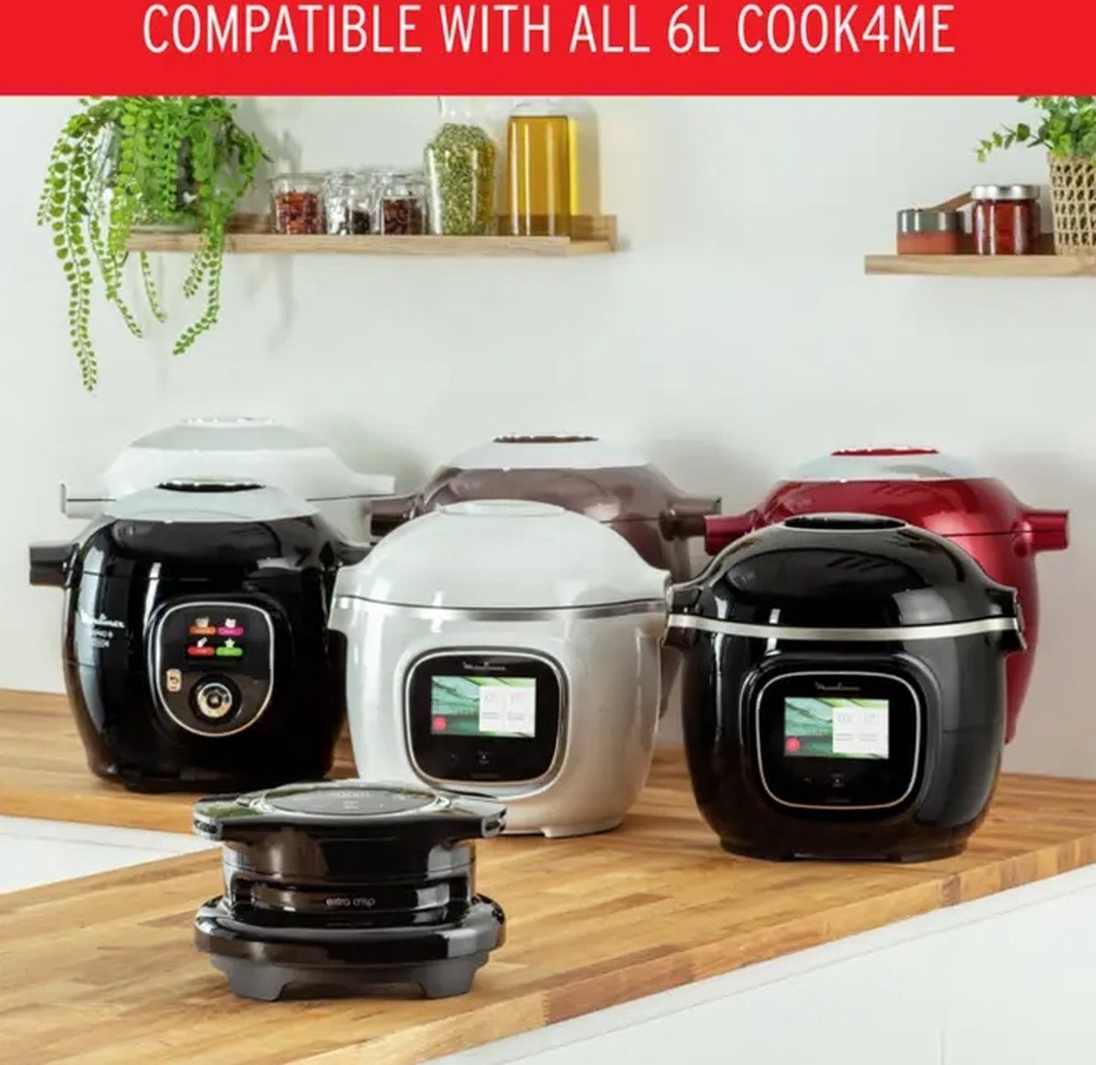 Afbeelding 2 van Moulinex Extra Crisp EZ150800 - Voedselverwerker - Accessoire voor Cookeo