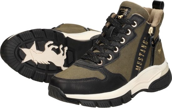Mustang Baskets pour femmes High Baskets pour femmes hautes - vert - Taille 37