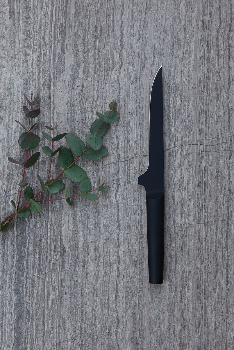 Essentials Uitbeenmes Kuro 15 cm - Zwart -