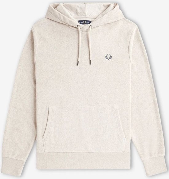 Fred Perry Sweat à capuche ras du cou en tissu éponge Porridge Marl