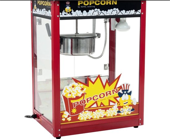 Popcornmachine - 1500 W - Zwart dak - Royal Catering — afbeelding 3