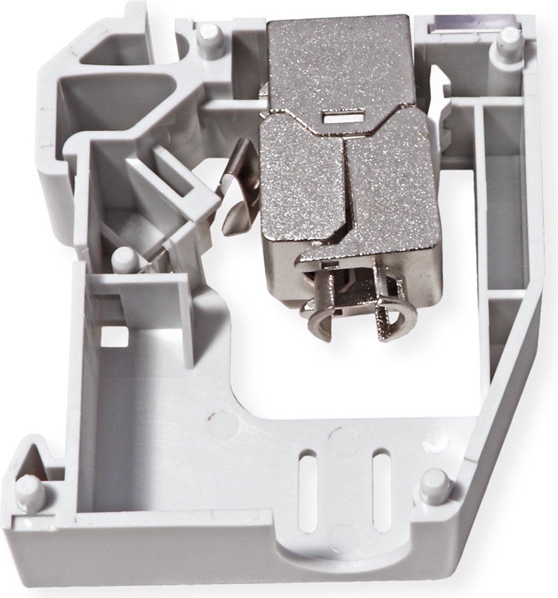 ROLINE DIN-railadapter voor Keystone modules, leeg, 180°