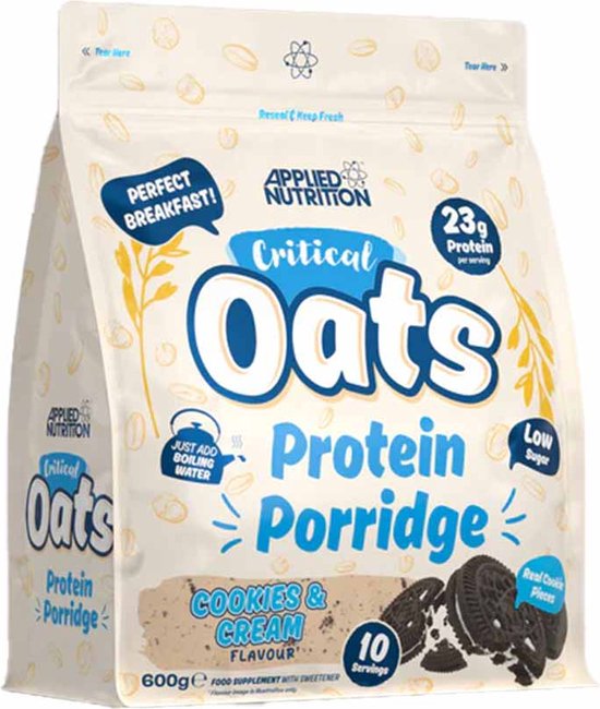 Critical Oats Protein Porridge, Cookies & Cream - 600g main image 0