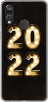 Geschikt voor Huawei P20 Lite (2020) hoesje - Oudejaarsavond - Nieuwjaar - 2022 - Siliconen Telefoonhoesje