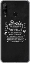 Geschikt voor Huawei P30 Lite hoesje - TAALFOUT! RECEPT VOR IPV RECEPT VOOR - Siliconen Telefoonhoesje