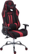 Racing Gaming Bureaustoel Kerimaki V1 Stof, Zwart/Rood