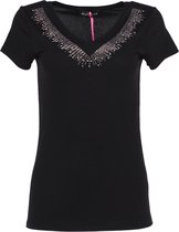 Melrose T-shirt Zwart