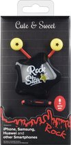 Cellurlaline In Ear HPH - Oortjes Met Draad - Oordopjes - In Ear Koptelefoon - In Ear Hoofdtelefoon - Oortjes Met Microfoon - Rock