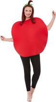 FUNIDELIA Appel Kostuum voor volwassenen - Fruit Kostuum - One Size - Rood