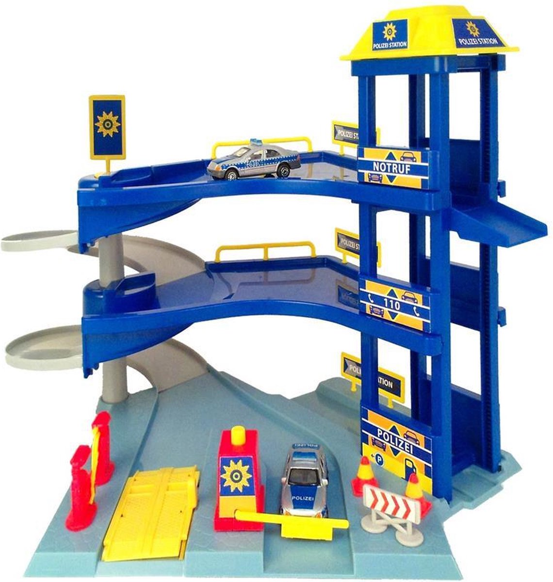 Dickie Toys Politiestation Garage Blauw | bol.com