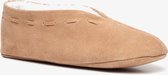 Thu!s dames spaanse sloffen beige - Beige - Maat 41 - Pantoffels - Echt leer