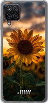 6F hoesje - geschikt voor Samsung Galaxy A12 - Transparant TPU Case - Sunset Sunflower #ffffff