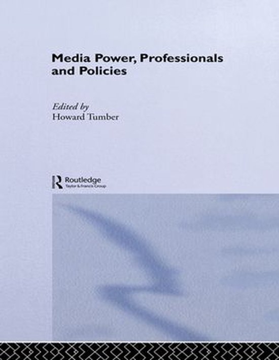 Media Power Professionals and Policies - cover