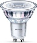 Philips LED spot GU10 3W 2700K 230lm warm wit.