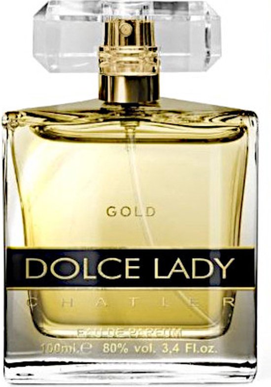 Chatler Eau De Parfum Dolce Lady Gold Dames 100 Ml Bloemig bol