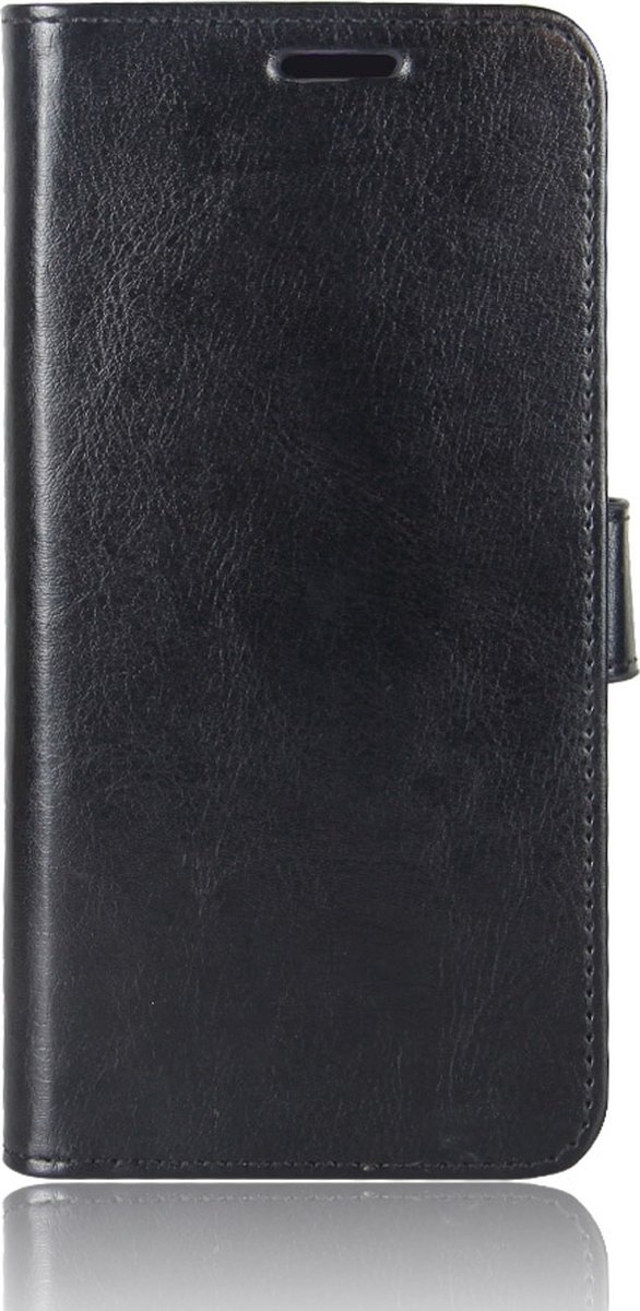 Mobigear Telefoonhoesje geschikt voor Xiaomi Redmi 9A Hoesje | Mobigear Wallet Bookcase Portemonnee | Pasjeshouder voor 3 Pasjes | Telefoonhoesje voor Pinpas / OV Kaart / Rijbewijs - Zwart