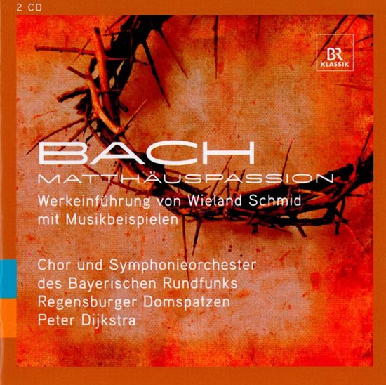 Bach Matthäuspassion, 2 CD, met kroon van doornen.