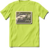 Vissen T-Shirt | Grappig Verjaardag Vis Hobby Cadeau Shirt | Dames - Heren - Unisex | Tshirt Hengelsport Kleding Kado - Groen - S