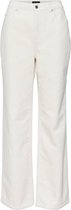 VERO MODA  Vmkithy HR loose straight cord pants WIT L