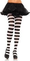 Wide Stripe Opaque Tights