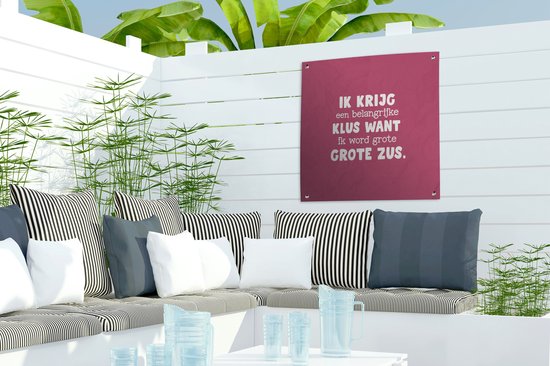 Tuinposters Ik word grote zus - Quotes - Spreuken - Grote zus