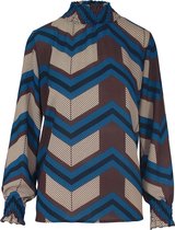 Print Col Top Blauw