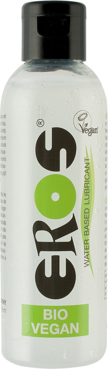 Goedkoopste EROS Glijmiddel Bio & Vegan Aqua Waterbased 100ml Transparant