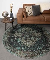 Rond vintage vloerkleed Ancient Old Copper No.2 200 cm rond