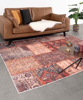 Patchwork vloerkleed Ancient Rusty Red No.6 140x200 cm