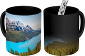 Magische Mok - Foto op Warmte Mok - Wateren in het Nationaal park Banff in Canada - 350 ML