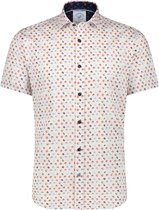 A fish named Fred- Shirt SS flower power white - M-EU