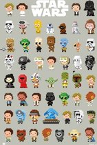 Grupo Erik Star Wars 8-bit Characters  Poster - 61x91,5cm