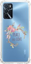 GSM Hoesje OPPO A54s | A16 | A16s Leuk TPU Back Case met transparante rand Boho Text