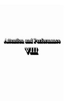 Attention and Performance VIII
