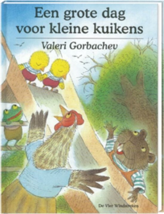 Cover van het boek 'Een grote dag voor kleine kuikens' van Valeri Gorbachev