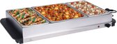 Everest Buffetwarmer 400 W 2x2,5L+1x4L roestvrij staal