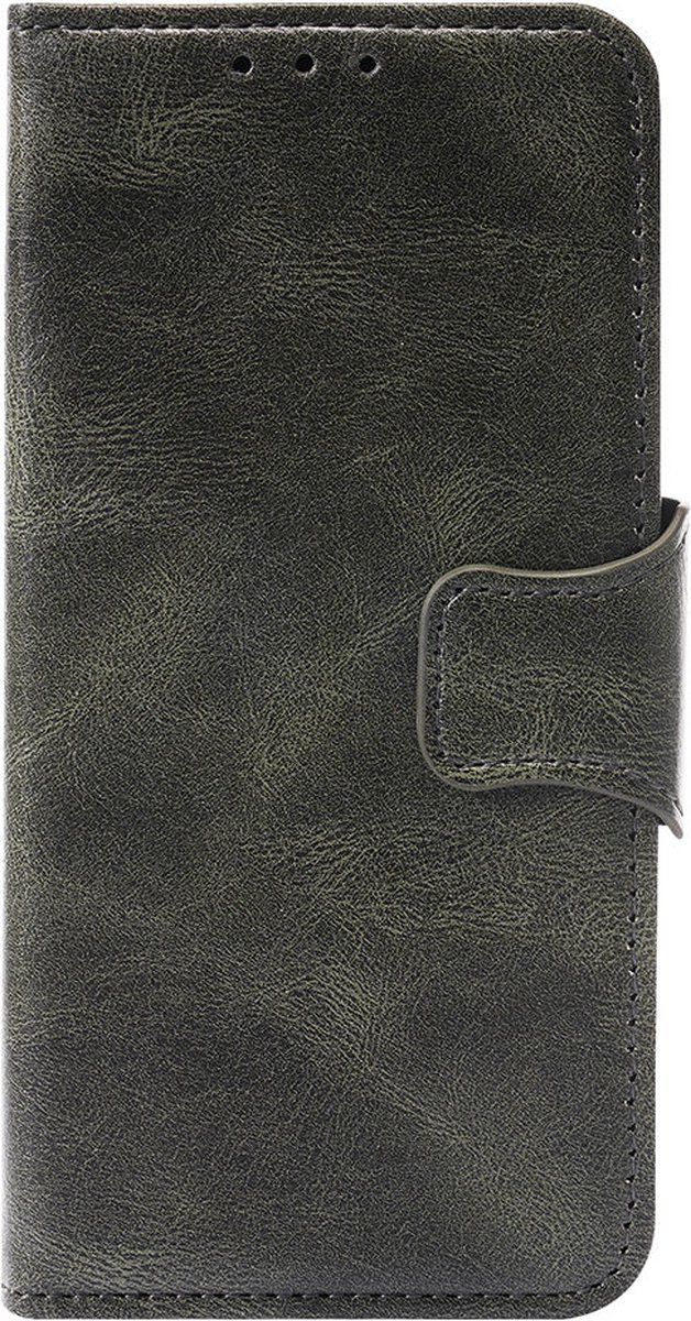 Shop4 - OnePlus Nord 2 5G Hoesje - Wallet Case met Pasjeshouder Cabello Groen