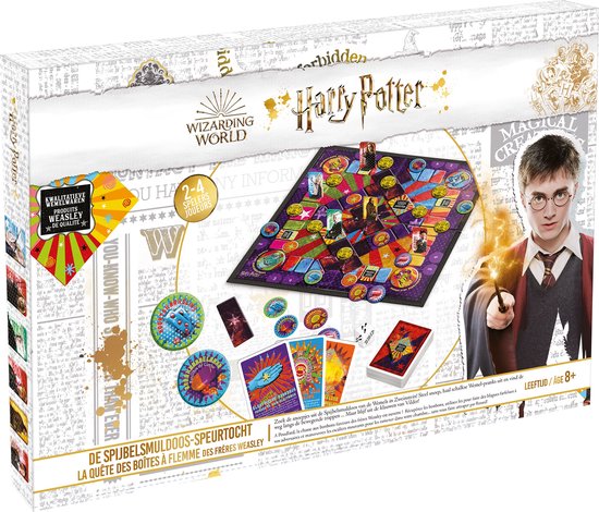Bordspel: Harry Potter - De Spijbelsmuldoos-Speurtocht - Bordspel - Gezelsschapsspel - FR/NL, van het merk Wizarding World Of Harry Potter